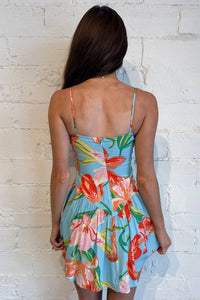 Olivaceous - Nikki Floral Mini Dress
