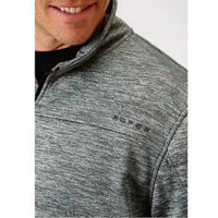 Roper - Speckled Fleece Front Zip Jacket