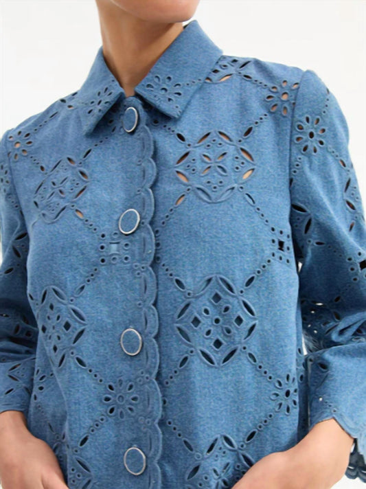 Veronica Beard - Erilyn Eyelet Shirtdress