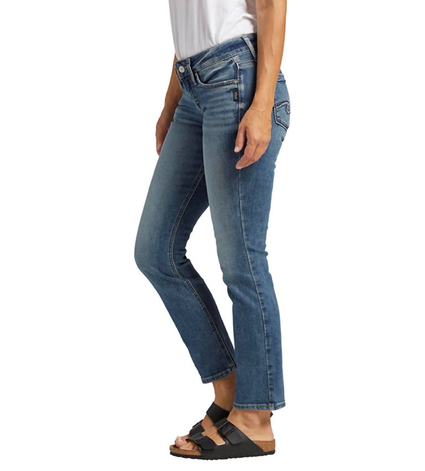 Low-rise Britt Straight Jean