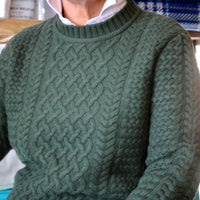 Alashan Cashmere - Maeve Mixed Cable Crew Sweater