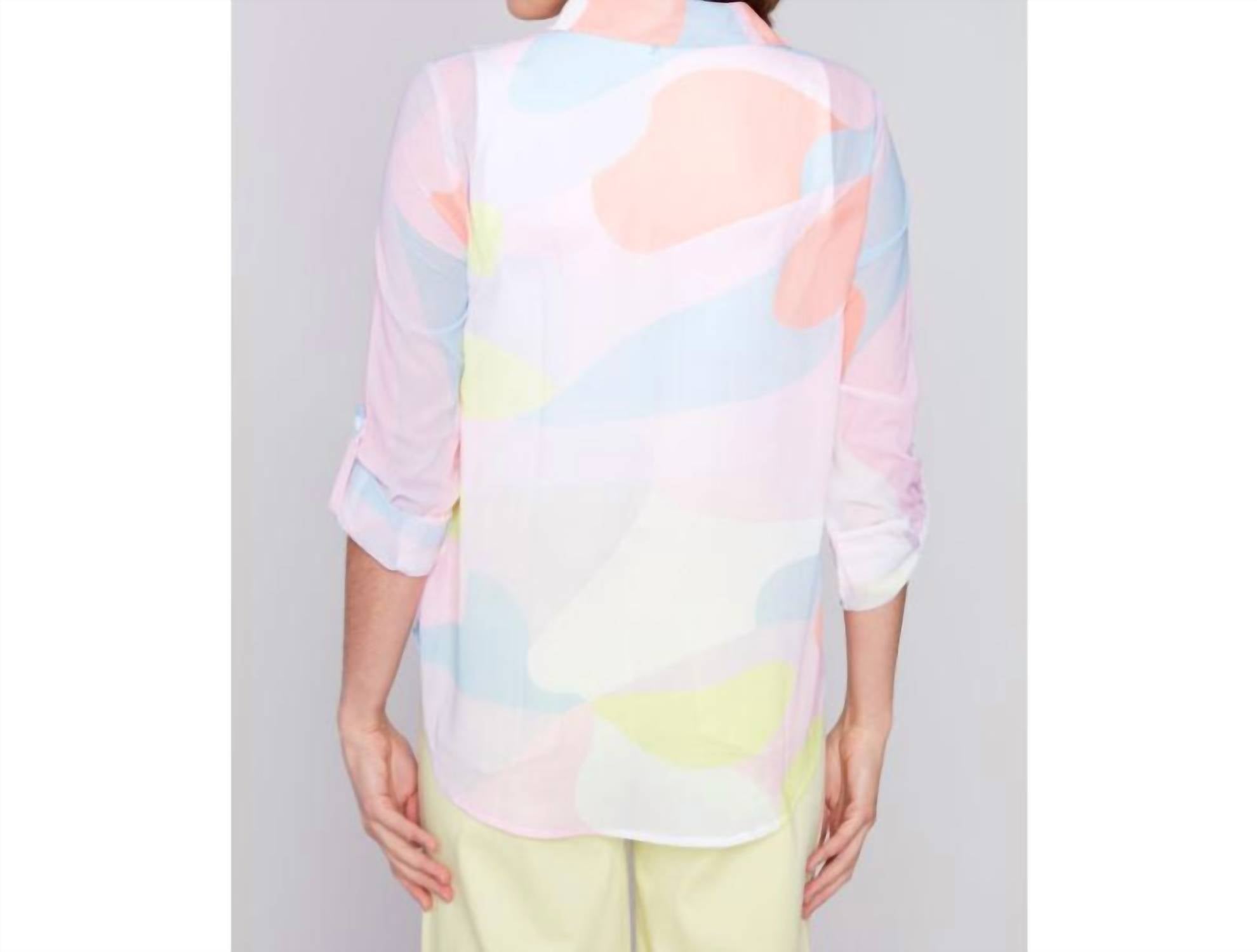 Charlie B - Printed Chiffon Blouse