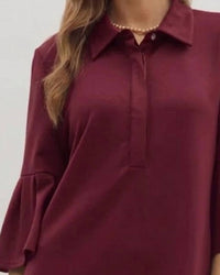 Entro - Bell Sleeve Mini Dress