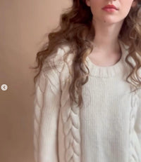Thesalting - Hand Knit Cable Sweater