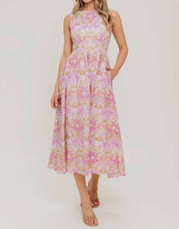 Flying Tomato - Woven midi Dress