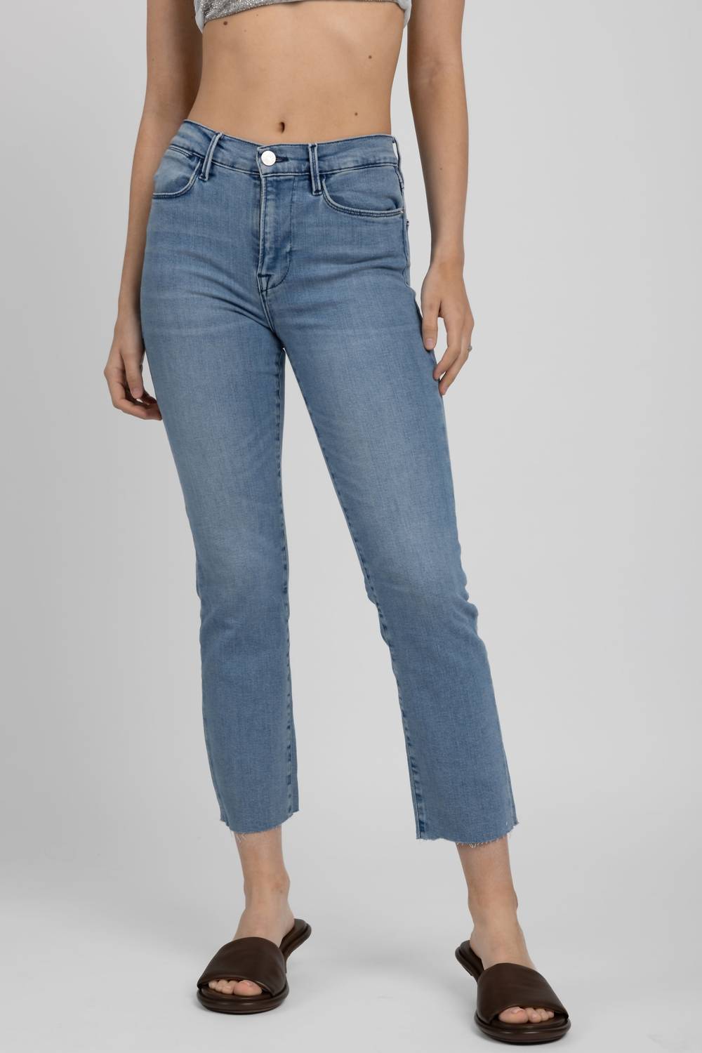 Frame - Le High Straight Raw After Jean
