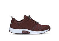Orthofeet Women's Francis Cushioned Supportive No-tie Sneakers in brown white - women's sneaker