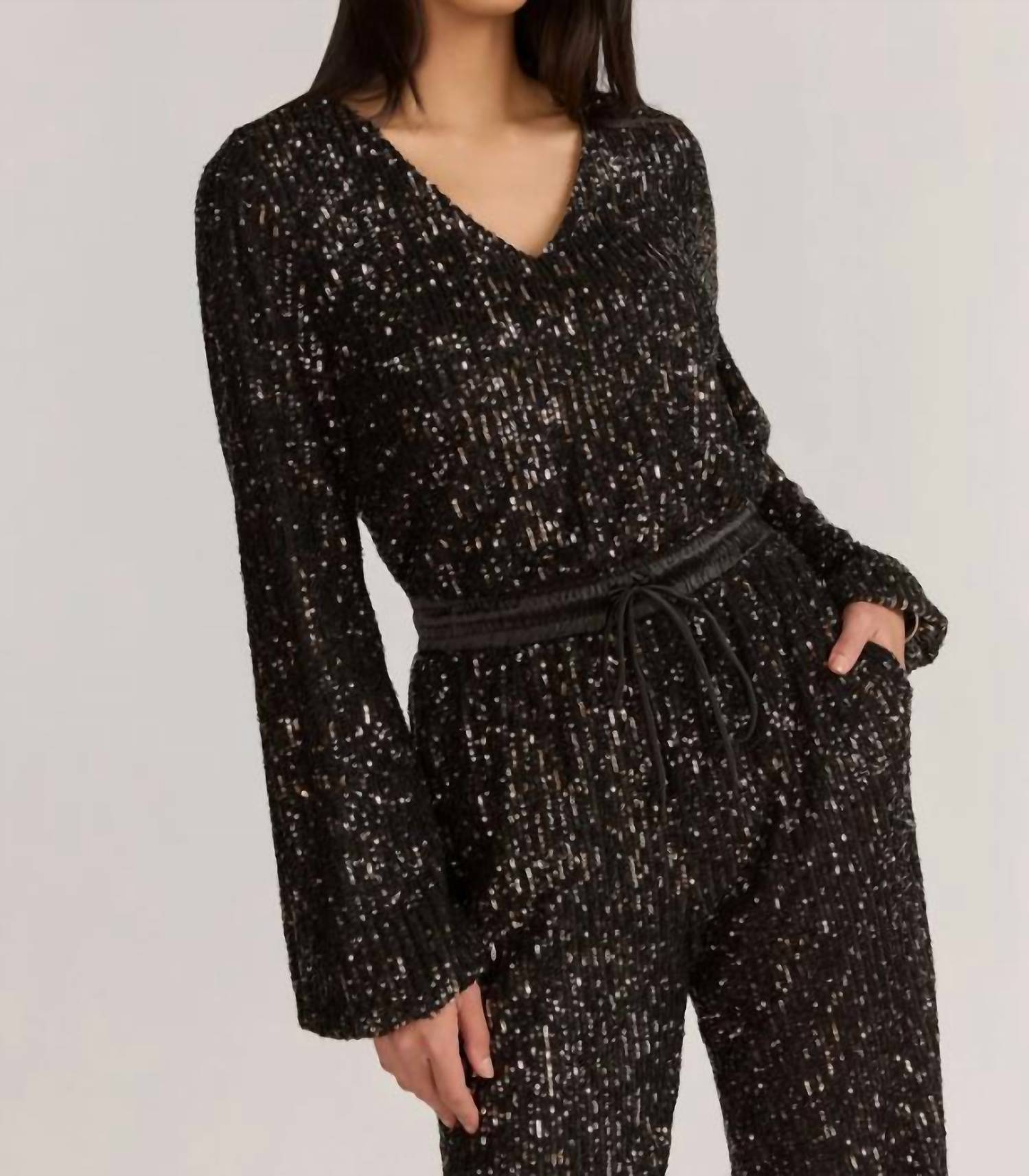 Aaron & Amber - Women's Sequin Jumpsuit