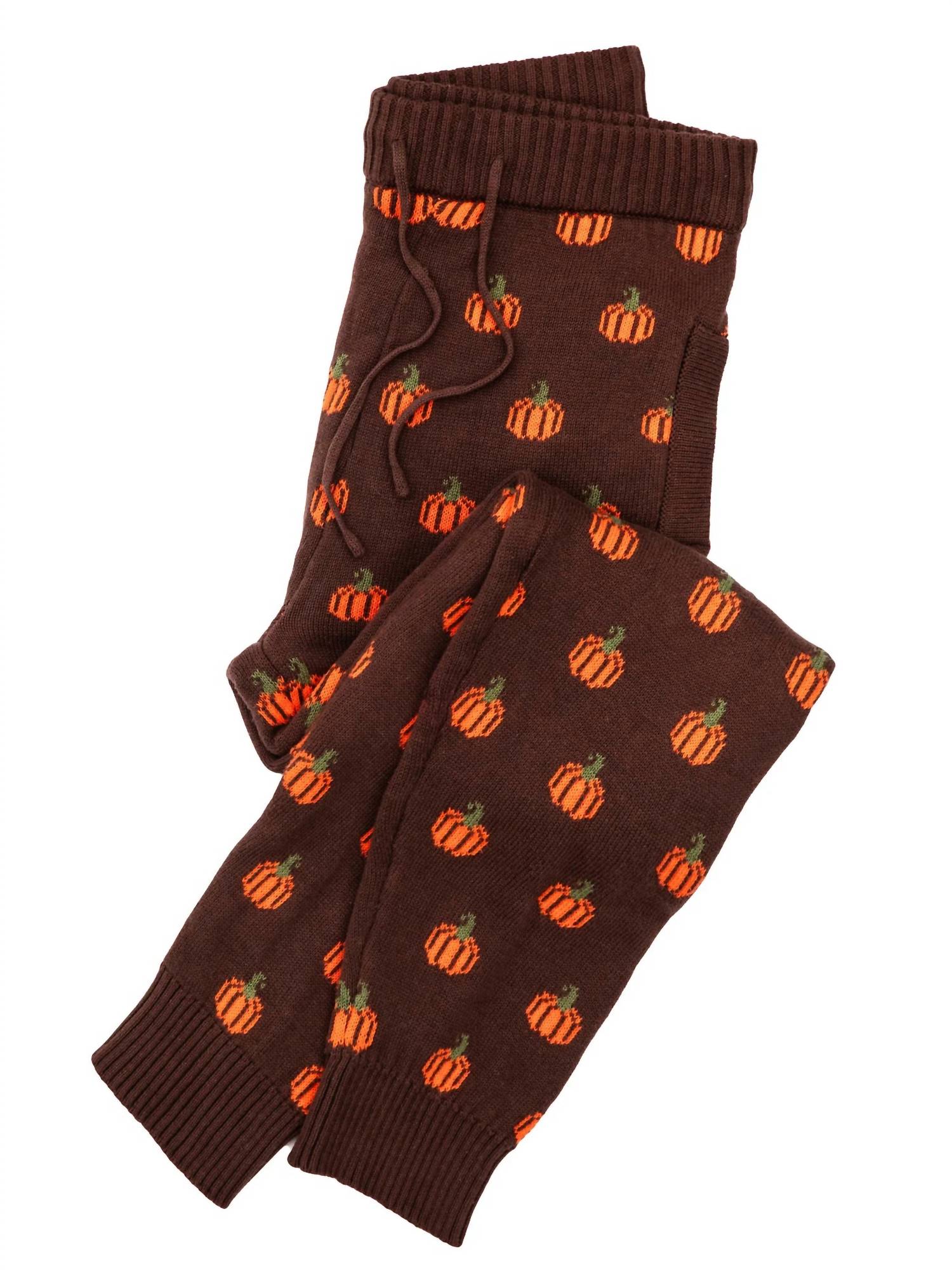 Kiel James Patrick Country Pumpkin Joggers in brown - women's pants - detail view