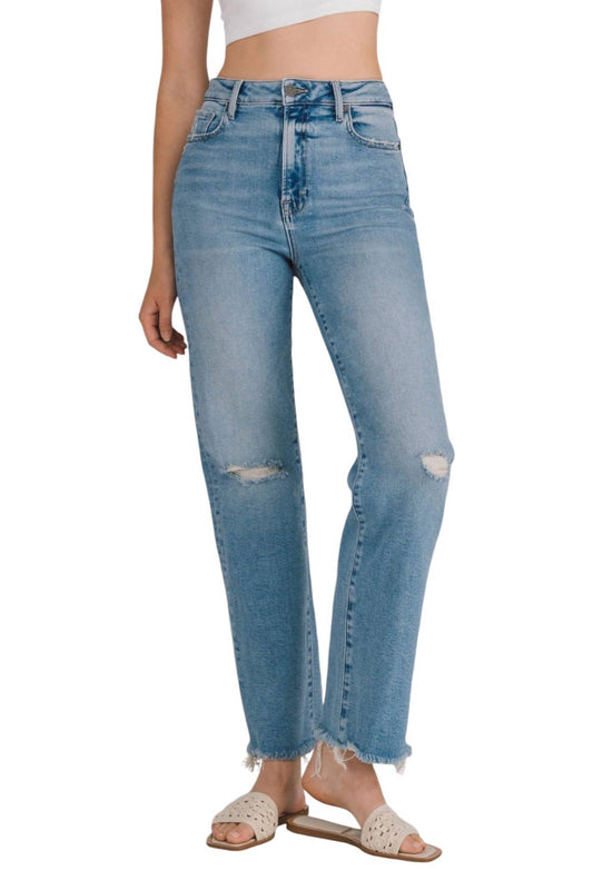 Hidden - TRACEY HIGH RISE WIDE STRAIGHT JEAN