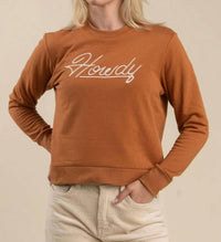 Sendero Provisions Co. - HOWDY DROP SHOULDER SWEATSHIRT