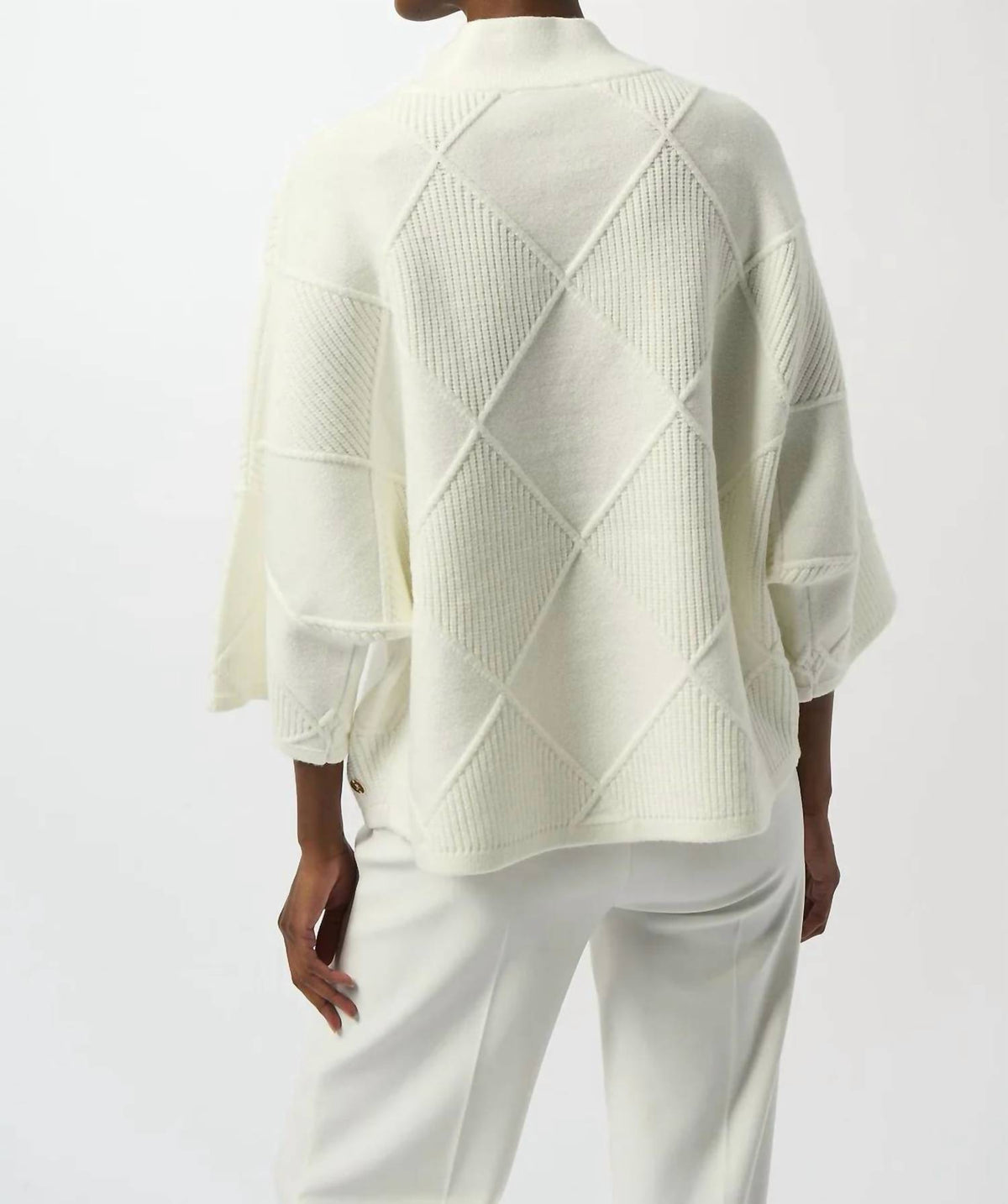 Joseph Ribkoff - Textured Mock Neck Sweater