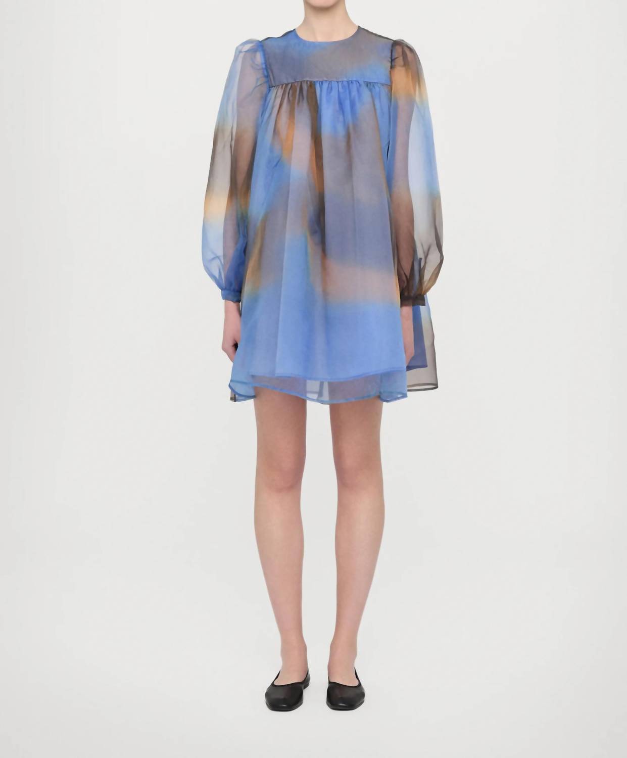 Helmstedt - Elena Chiffon Babydoll Sheer Dress