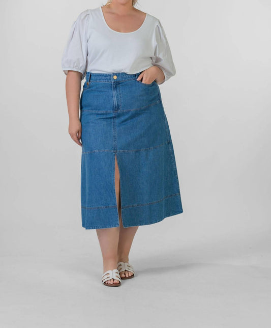 Marie Oliver - Leigh Pull-on Scoopneck Top - Plus