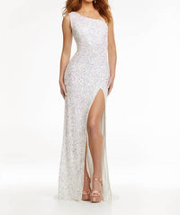 Ashleylauren - One Shoulder Prom Dress
