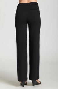 Apny - Front Zip Pant With Pin-tucked Leg