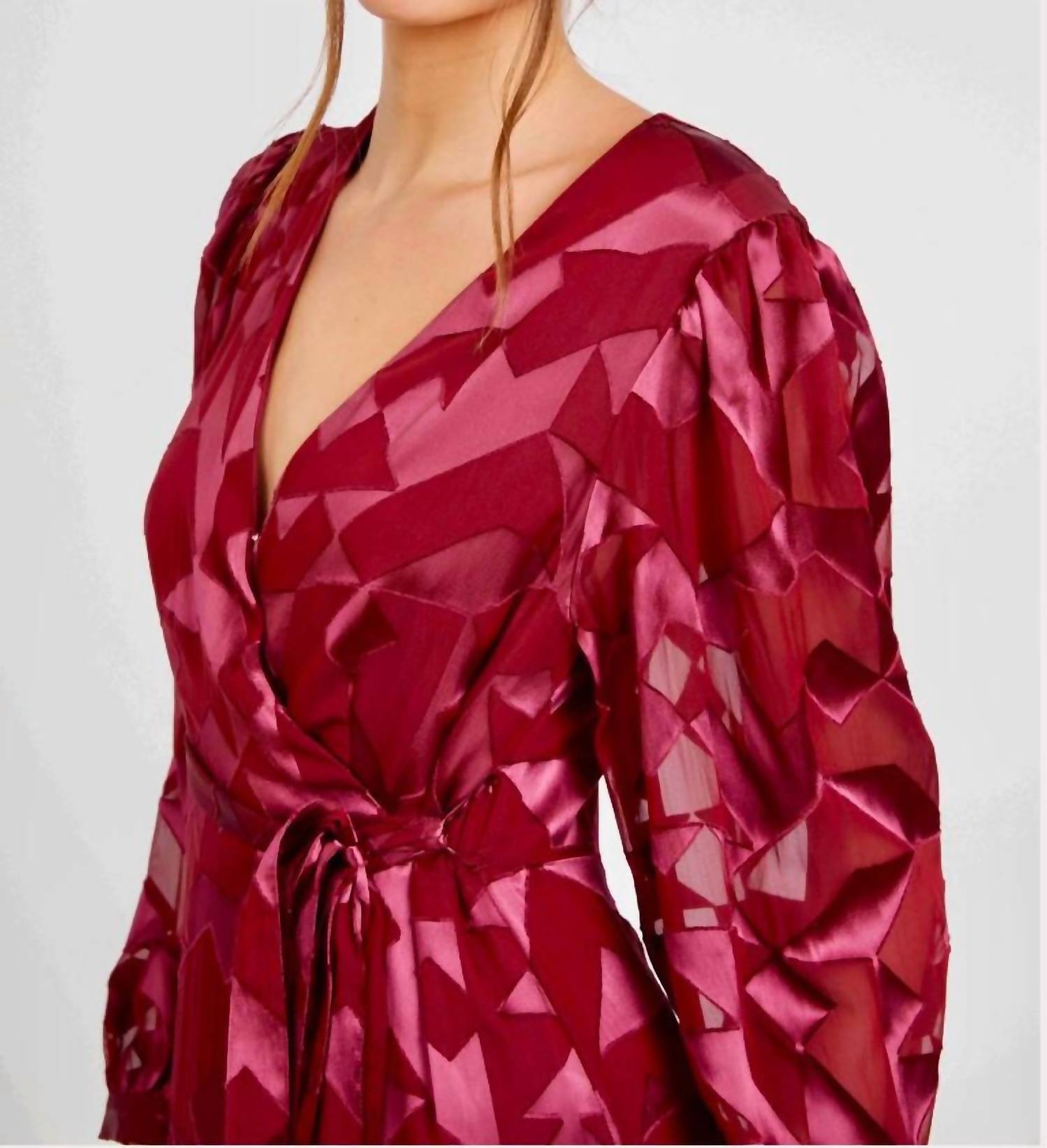 CABALLERO London Gown in cabernet - women's dress - view 4