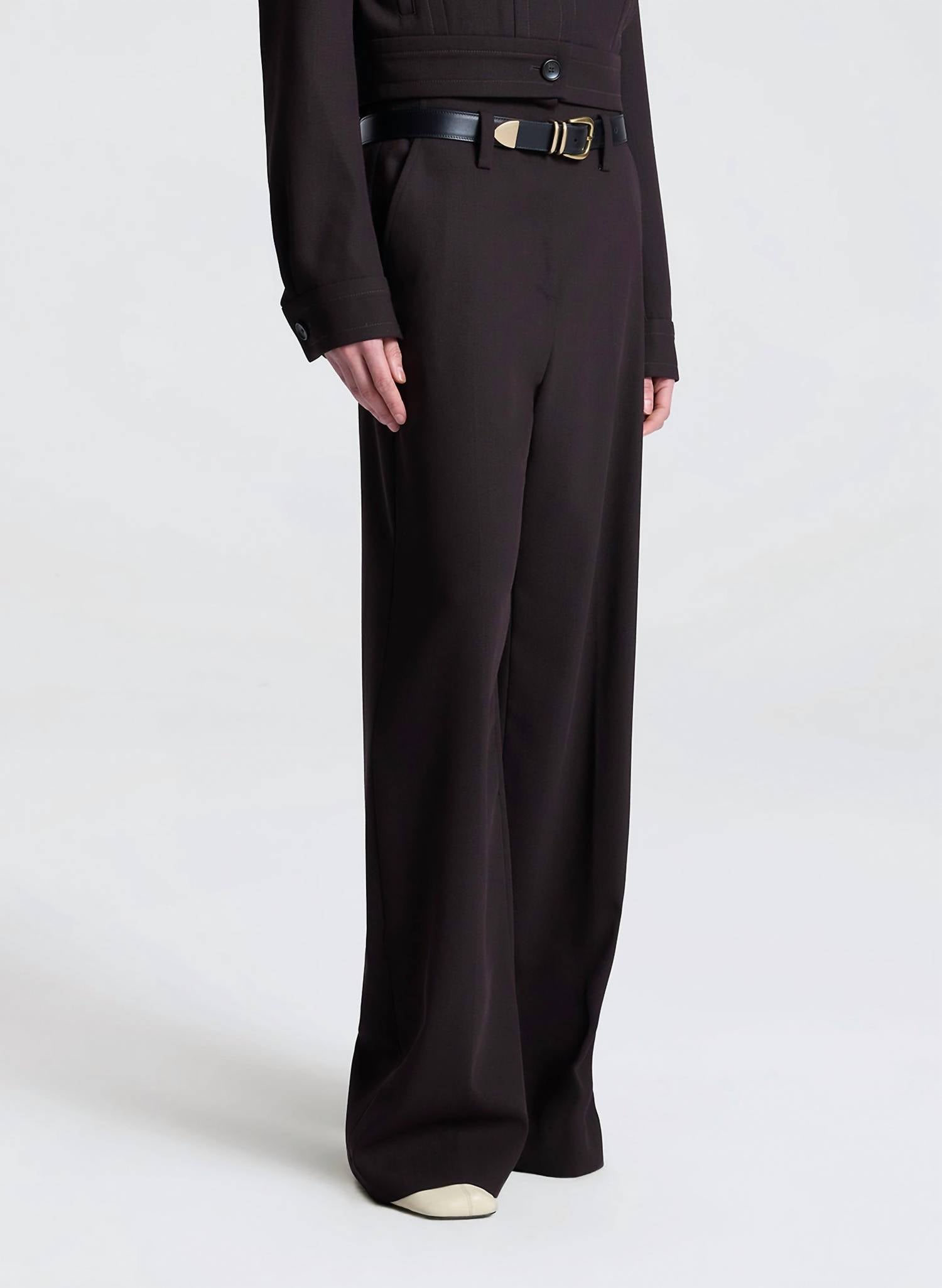 A.L.C. Liam Pants in ganache - women's pants - view 5