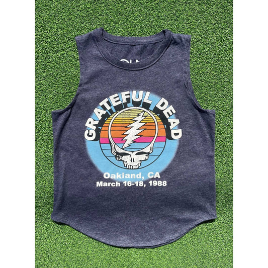 Recycled Vintage Jersey Grateful Dead Muscle Tee