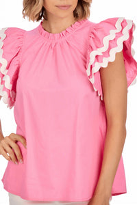 Mudpie - Angie Ric-rac Top