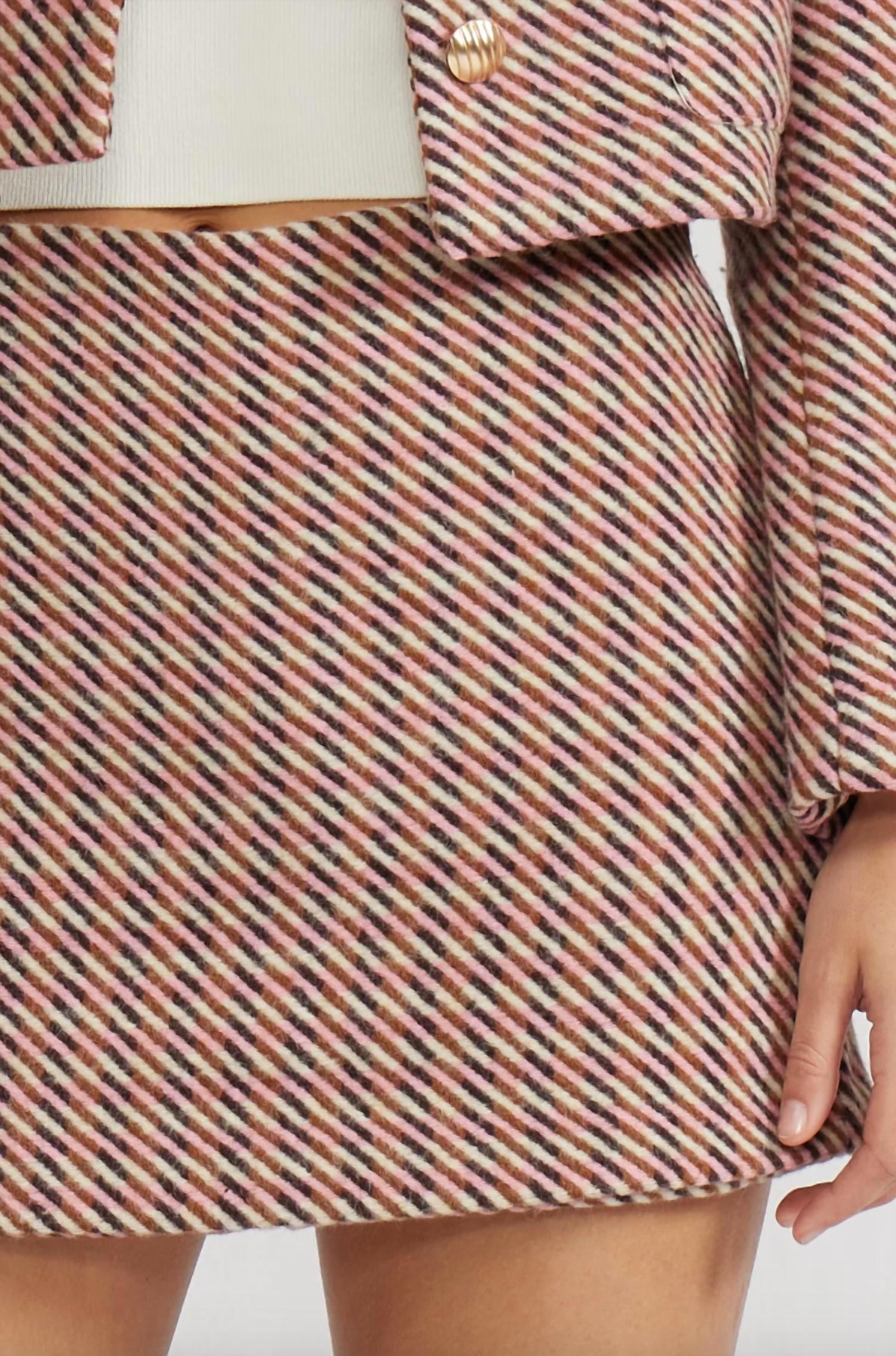 Lucy Paris - Mado Tweed Skort