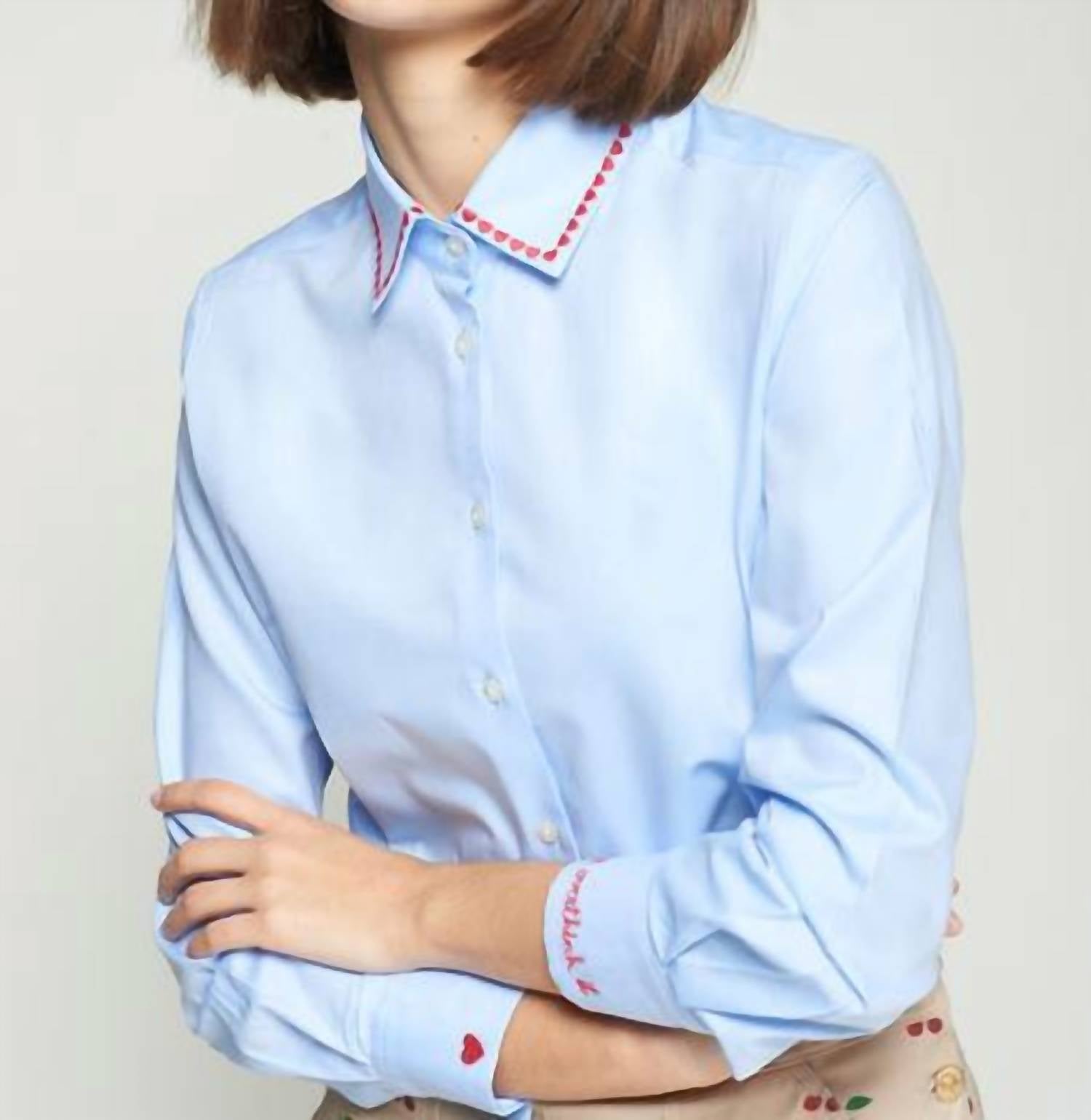 Vilagallo - Heart Trim Shirt