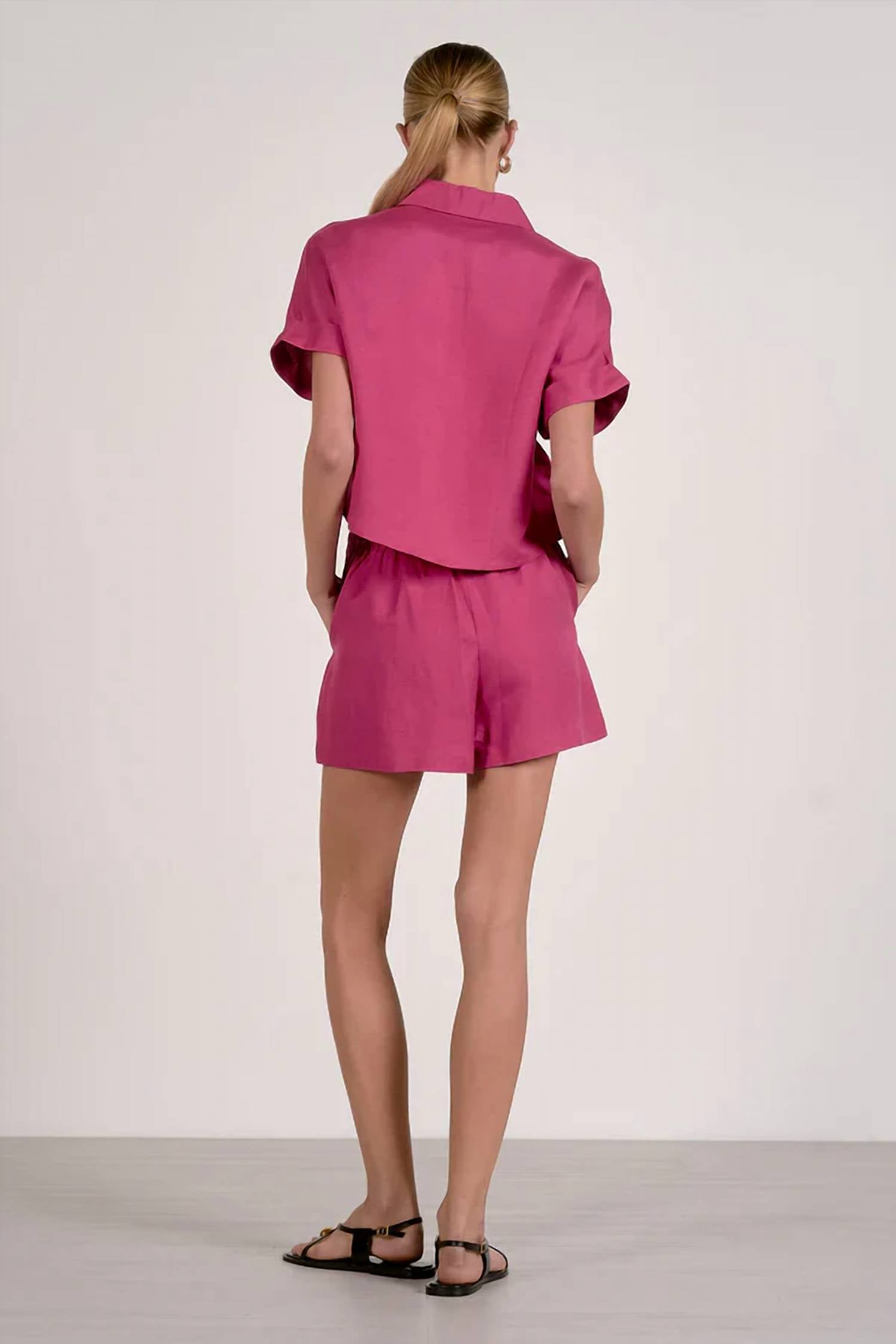 Elan - Button Down Collared Top