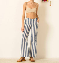 Alix Of Bohemia - Charlie Sailor Stripe Linen Pant