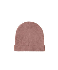 BAREFOOT DREAMS Junior Women's Cozychic Ribbed Beanie in terra - women's hat - detail view