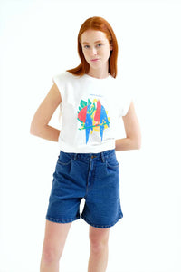 Compania Fantastica - Macaw Graphic T-Shirt