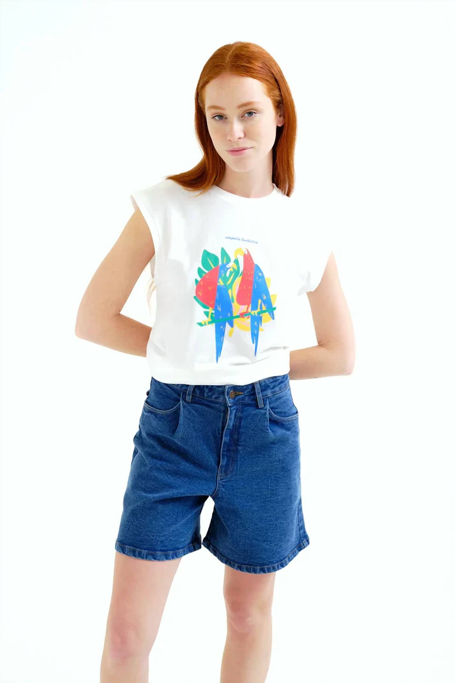 Compania Fantastica - Macaw Graphic T-Shirt