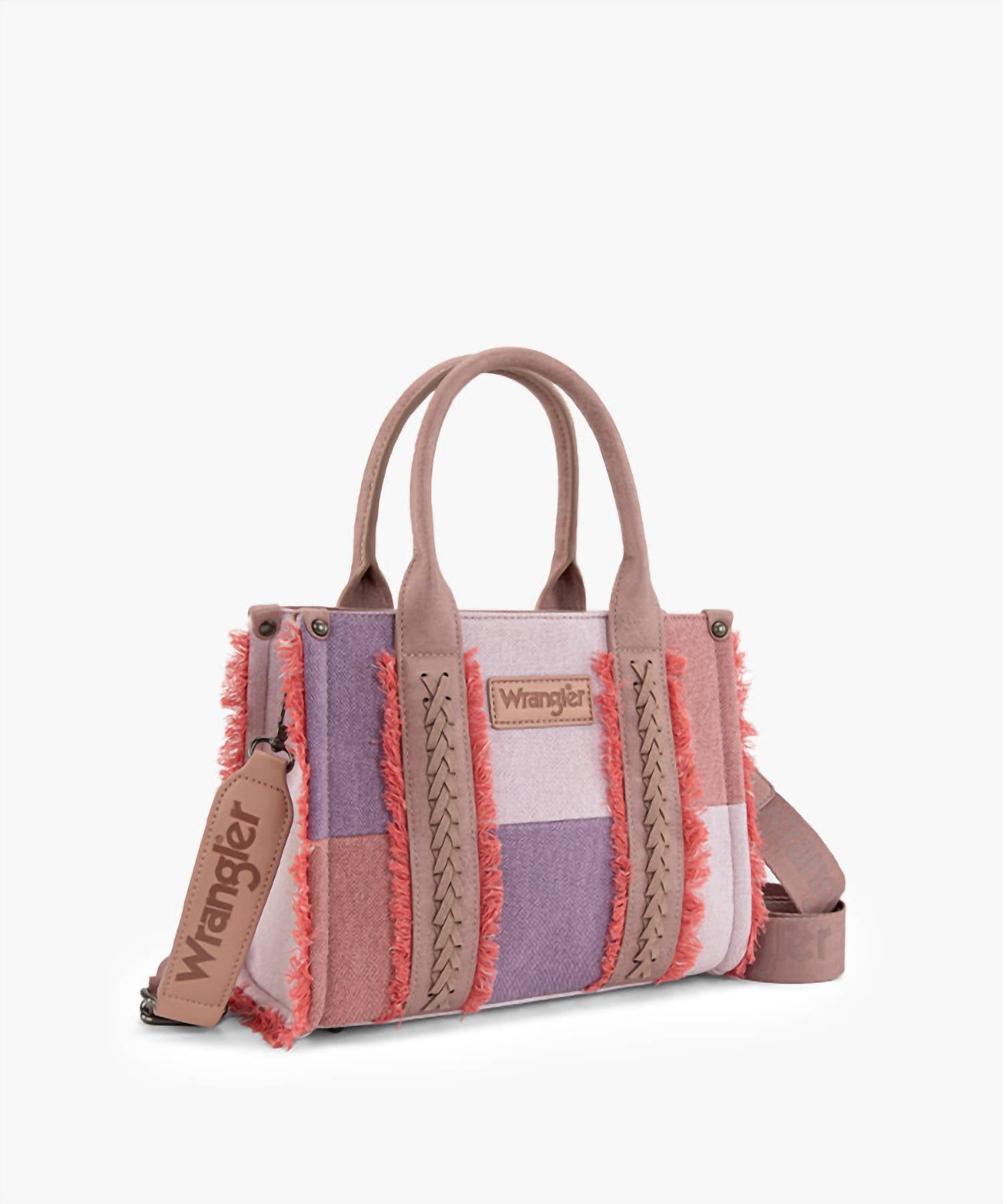 Wrangler - Women's Canvas Braided Fringe Small Purse Bag