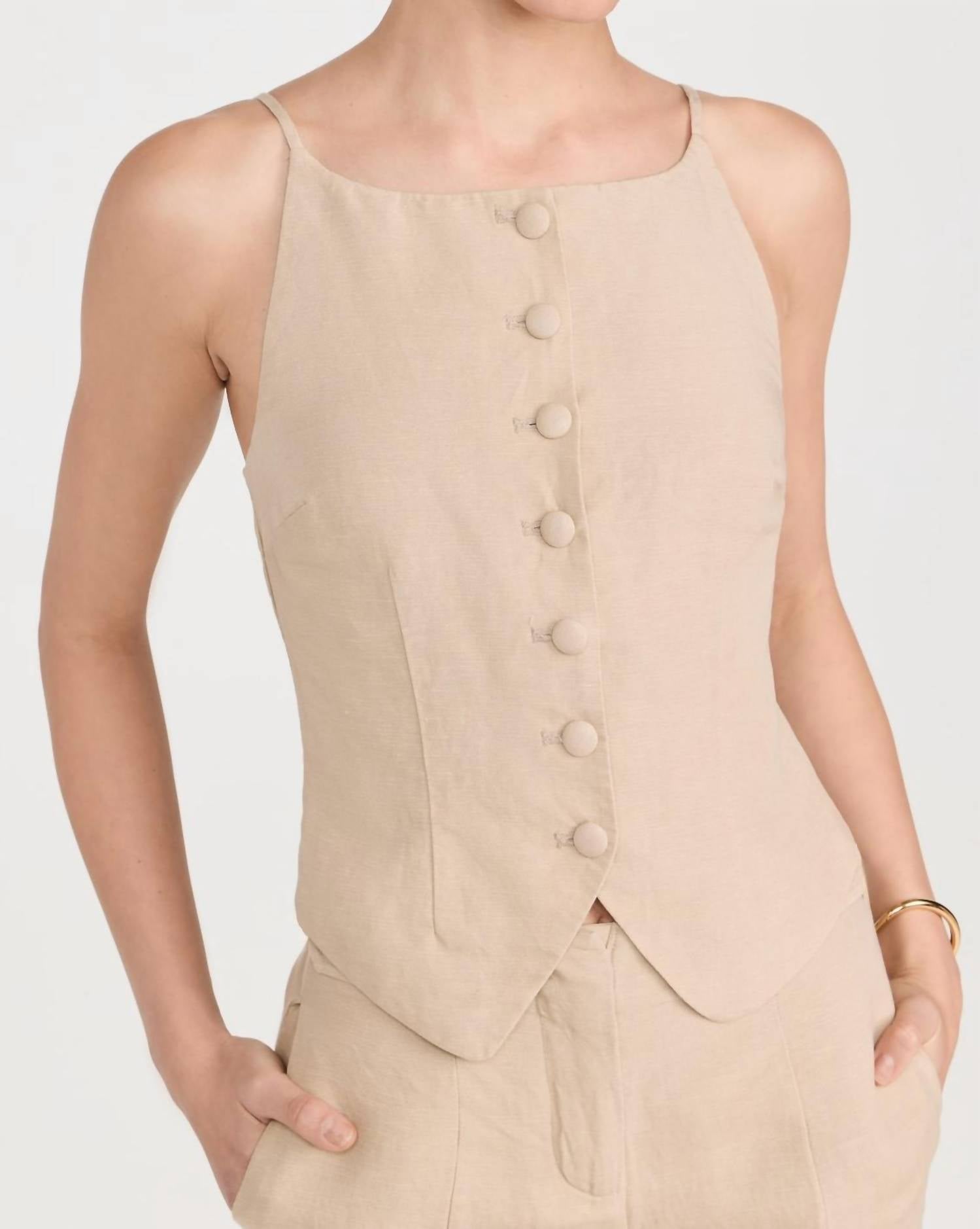 Onia - Air Linen High Neck Top