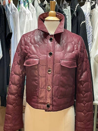 Dolce Cabo - Women's Vegan Leather Quilted Jacket