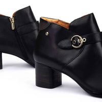 PIKOLINOS Women's Calafat Heeled Ankle Boots in black - women's shoe - alternate view