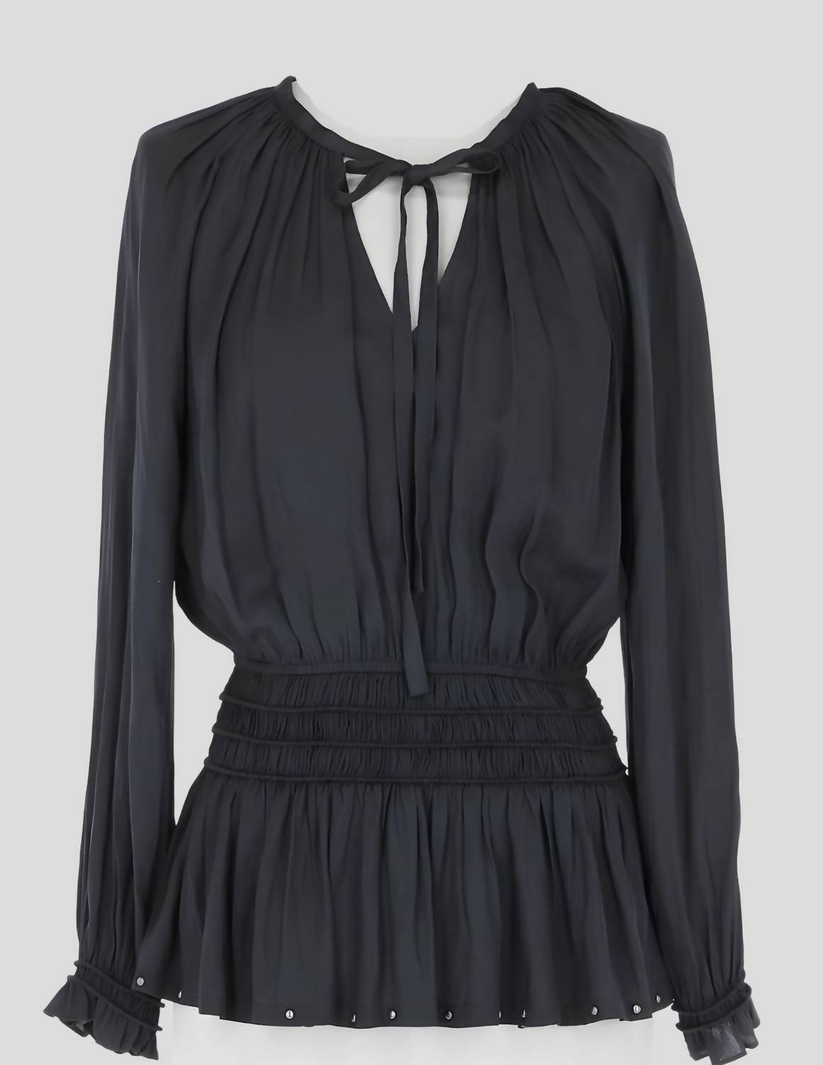 Rouched Waist Blouse