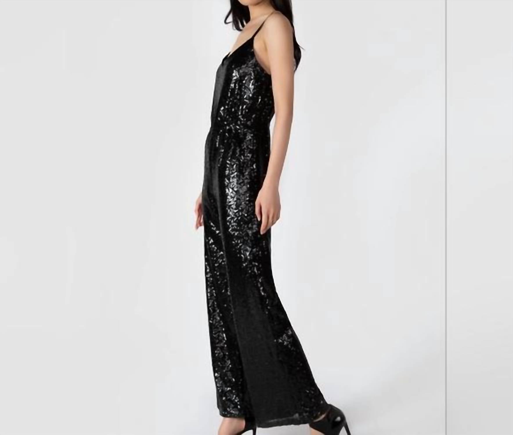 Dex - Sequin Wide Leg Jumpsuit