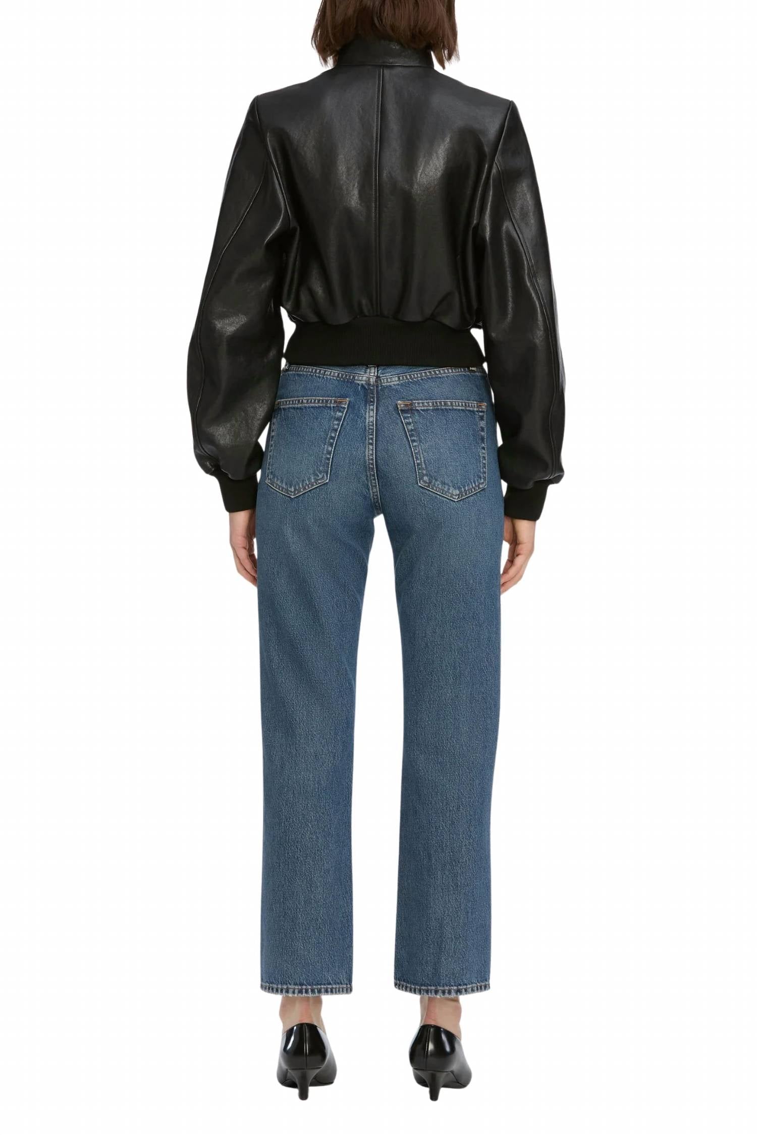 Frame - Vertical Cropped Jeans