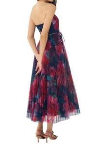 Hutch - Rowan Strapless Basque Waist Dress