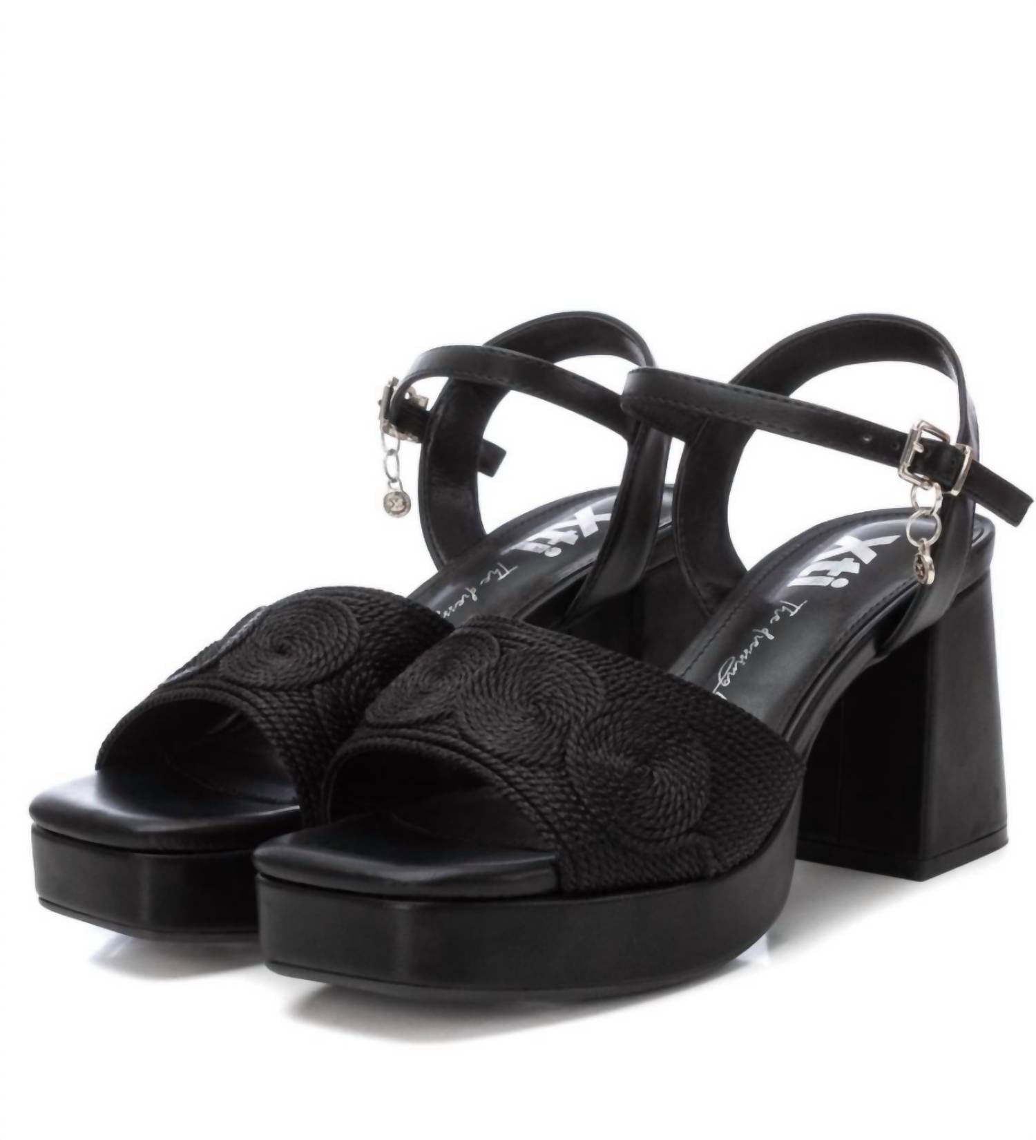 Xti - WOMEN'S HEELED PLATFORM SANDALS