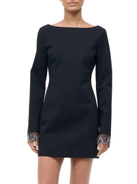 Staud - Hunter Beaded Cuff Mini Dress