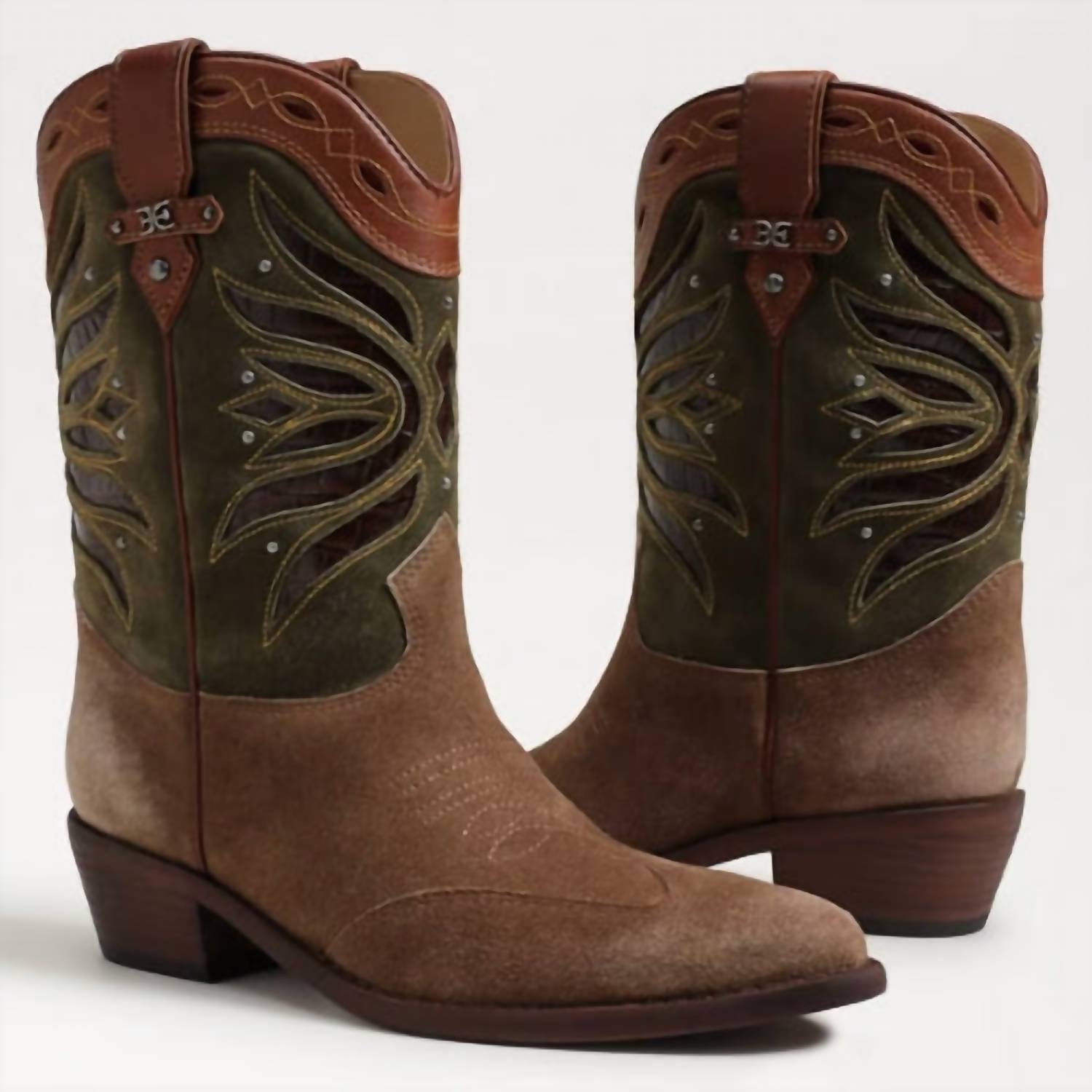 Sam Edelman - Women's Rylin Slip On Western Boots