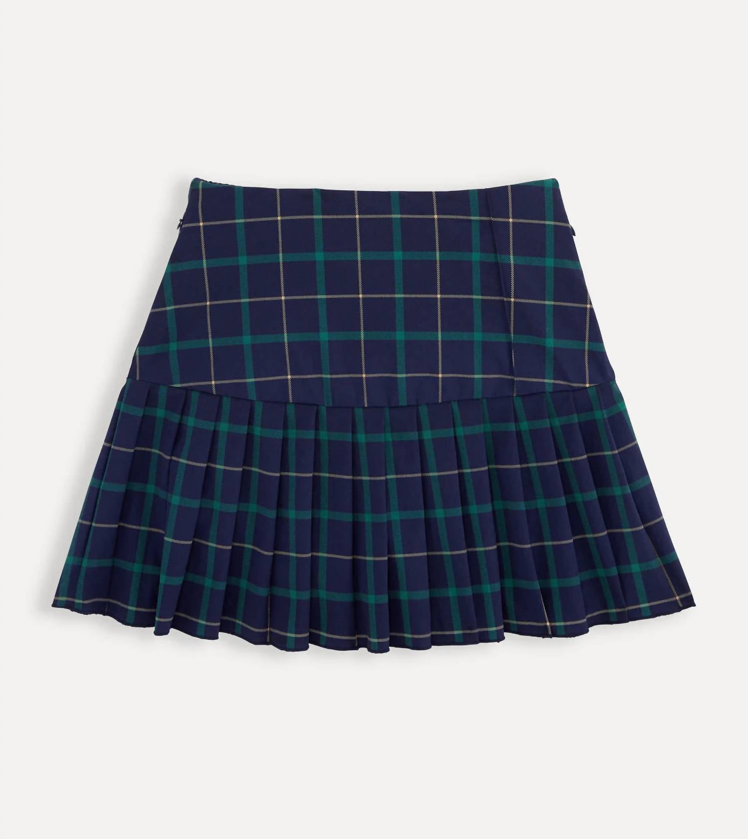 Renwick - Plaid Pleated Skort