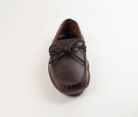 Minnetonka - Men's Double Bottom Driver Cowhide Moccasin