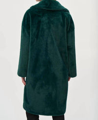 Joseph Ribkoff - FAUX FUR STRAIGHT COAT