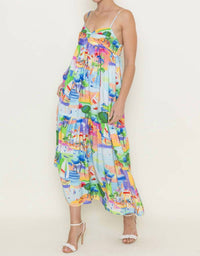 Fore Collection - Isla Print Tiered Dress
