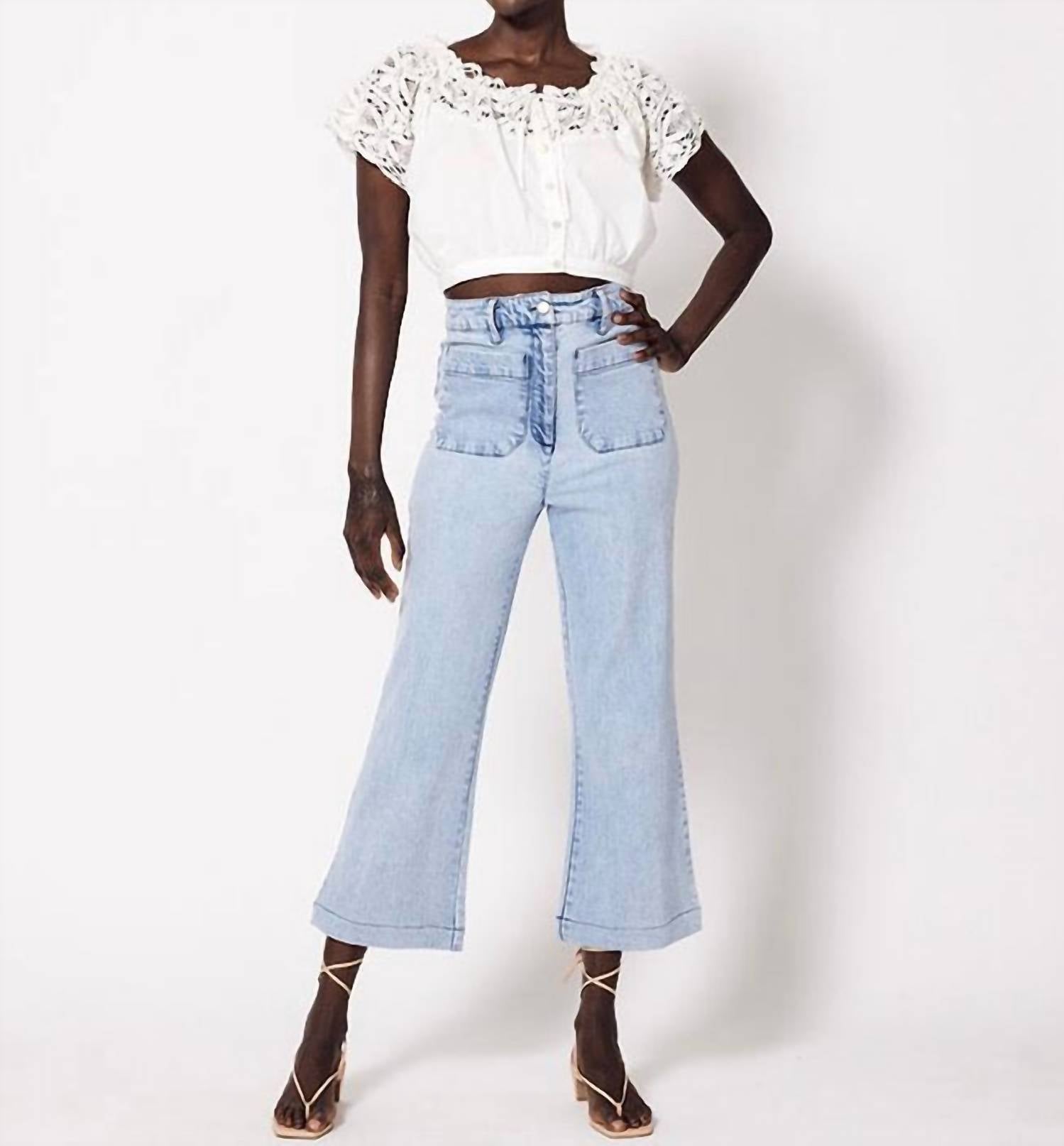 Cleobella Hunter Jeans in light denim - women's jeans