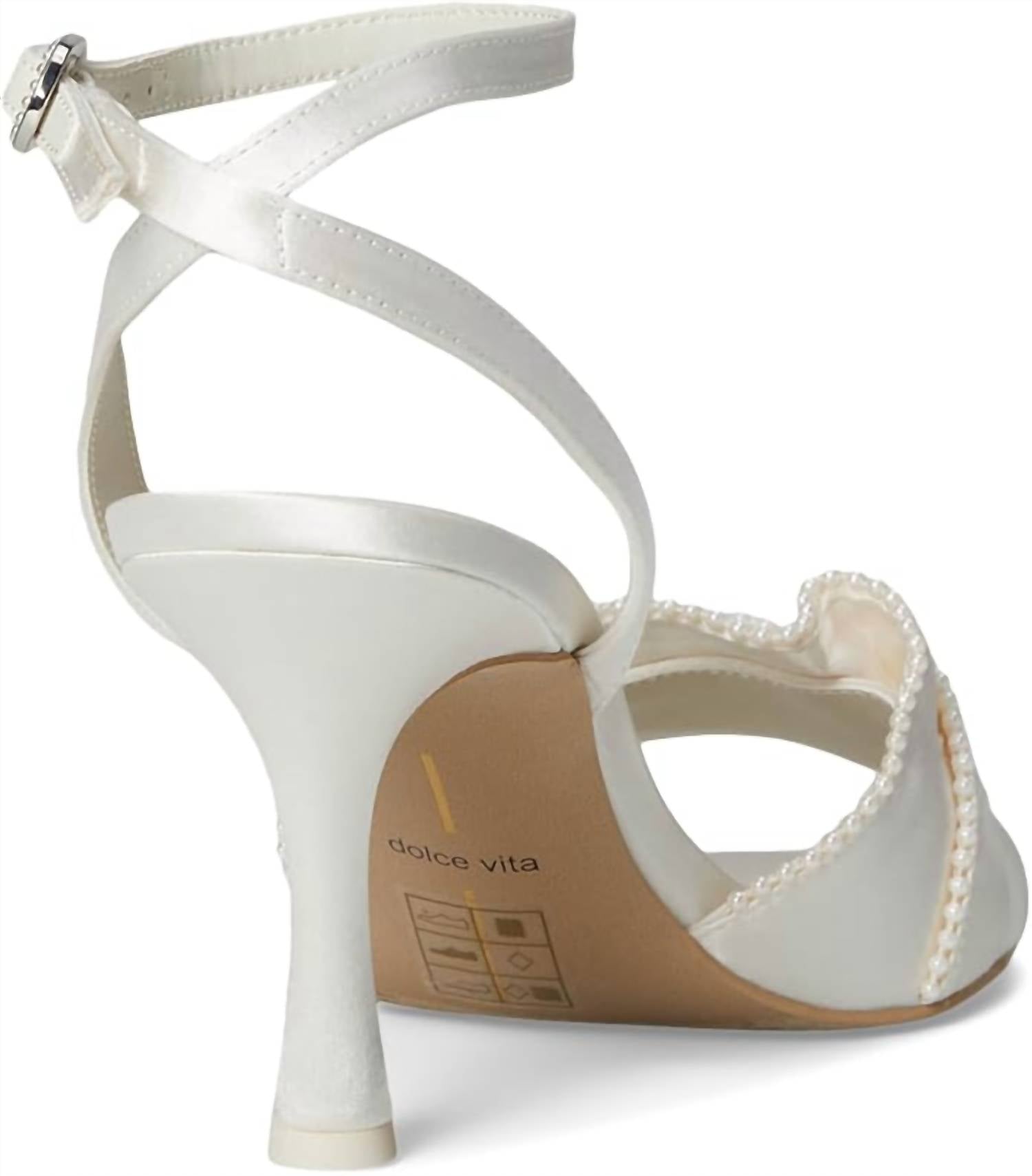Dolce Vita - Women's Lunete Pearl Stiletto Sandals
