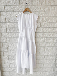 Frame - Women's The Seersucker Gathered Dress