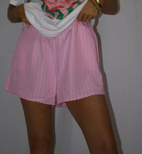 Urban Daizy - Sardine Graphic Tee And Striped Shorts Set